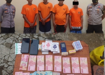 Pelaku Judi Kartu dan Togel Kembali Tertangkap