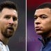 Foto kombinasi Lionel Messi dan Kylian Mbappe menjelang final Piala Dunia 2022 antara Argentina dan Prancis pada 18 Desember 2022.(AFP/JUAN MABROMATA)
