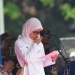 Iti menangis saat Berpidato di Upacara Peringatan HUT Lebak
