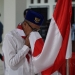 Seorang narapidana HI kasus terorisme (napiter) di Lapas Kelas IIA Cilegon. HI mengikrarkan diri setia kepada Negara Kesatuan Republik Indonesia (NKRI), Selasa (28/3) siang.  LUKMAN HAPIDIN/BANTEN POS