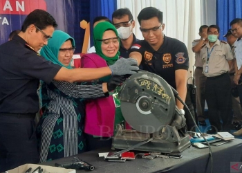 Ribuan Barang Sitaan Negara Senilai Rp3 Miliar Dimusnahkan