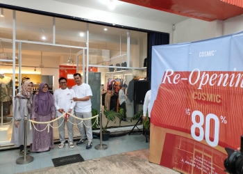 Re-opening Cosmic Joyhouse Serang, Minggu (26/3/2023) malam.