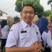 Kepala DLH Kota Serang, Farach Richi, usai memimpin Apel pagi di Ruang Terbuka Hijau Taman Sari, Rabu (8/3).