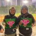 Atlet softball Banten, Mila Ayu Haryanti (kiri) peraih Most Valuable Player (MVP) dalam ajang perlombaan tingkat internasional.