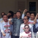 Deklarasi sukarelawan Prabowo Mania 08 di Gedung Joeang 45, Menteng, Jakarta Pusat pada Minggu (12/3).