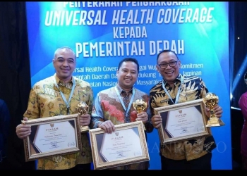 Lima Wilayah di Banten Terima Penghargaan UHC dari Wapres RI