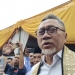 Menteri Perdagangan Zulkifli Hasan saat memberi keterangan. ANTARA/Ruth Intan Sozometa Kanafi.