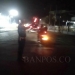 Petugas Dishub Pandeglang, saat melakukan pengawasan di simpang tiga Cipacung.