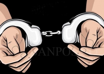 Ilustrasi dicokok polisi.