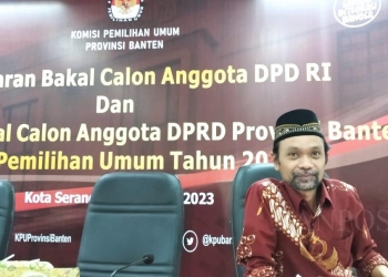 Ketua Divisi Teknis Penyelenggara pada KPU Provinsi Banten, Masudi.