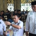 Ketua DPC PKB Kabupaten Tangerang, H.M. Nur Kholis, saat mendaftarkan Bacaleg ke KPU Kabupaten Tangerang didampingi oleh Ketua LPP Kabupaten Tangerang, Yunihar. (Istimewa)
