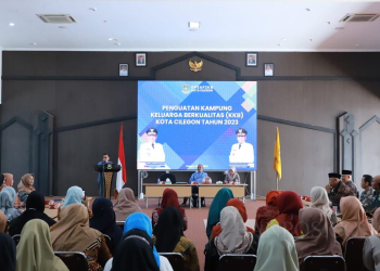 DP3AP2KB Kota Cilegon menggelar kegiatan Penguatan KKB tingkat Kota Cilegon tahun 2023 di Aula Diskominfo Kota Cilegon, Kamis (15/6).