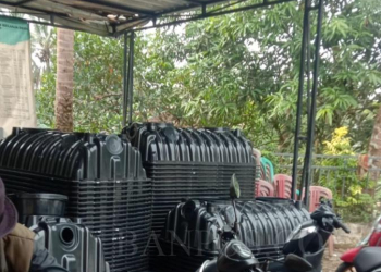 Tangki Septik untuk kebutuhan IPAL Komunal untuk desa-desa di Lebak yang diduga disuplai oleh Dinas PUPR.