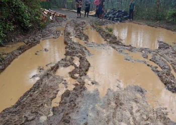 Belasan Tahun Jalan Penghubung Dua Kecamatan Tak Tersentuh Perbaikan
