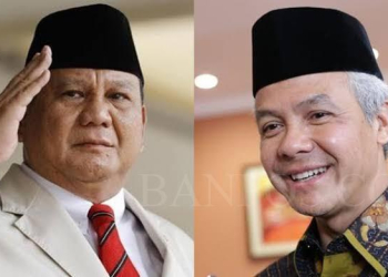 Prabowo Subianto dan Ganjar Pranowo
