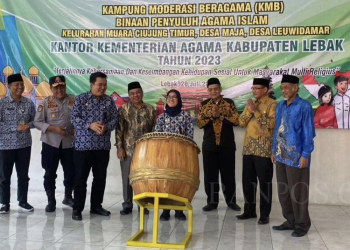 Launching Kampung Moderasi Beragama di Aula Gereja Pasundan.
