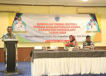 Dinsos Pandeglang Gelar Bimtek TKS