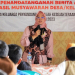 Plt Kadinsos Pandeglang, Nuriah saat memberikan sambutan.