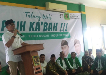 Sambangi Kantor DPW PPP Banten, Sandi Serukan ‘Gerakan Bersarung’