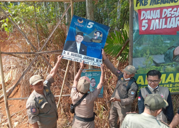 Bikin Kesal Masyarakat, APS Bacaleg Cigemblong Ditertibkan