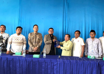 Foto bersama Bawaslu Banten bersama pihak Universitas Setia Budhi Rangkasbitung Pasca acara Sosialis JDIH Bawaslu Banten