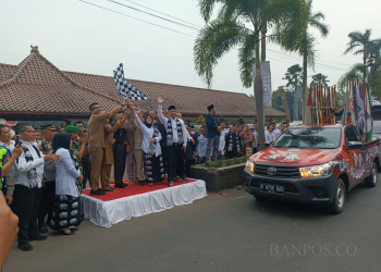Irna Buka Kirab Pemilu KPU