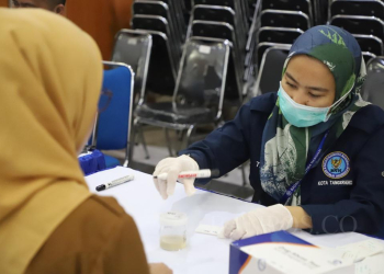 Ratusan Pegawai Pemkot Tangerang Di tes Urine Mendadak