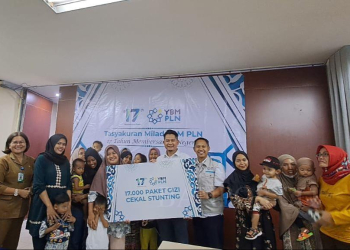 YBM PLN UID Banten Salurkan 400 Paket Bantuan Program Cegah dan Tangkal Stunting