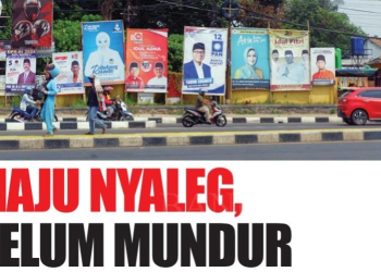 Maju Nyaleg, Belum Mundur