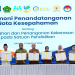 Penandatanganan Nota Kesepahaman 5 Kementerian dan 3 Lembaga tentang Pencegahan dan Penanganan Kekerasan di Lingkungan Satuan Pendidikan (4/8/2023).