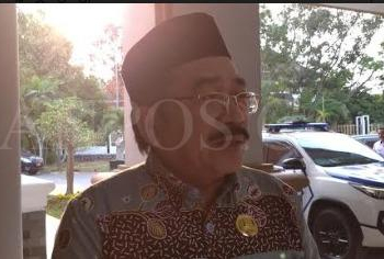 Taufiq Solehudin Kepala Dinas Pariwisata Provinsi Banten, Al Hamidi, saat memberi keterangan kepada BANPOS pada Minggu (24/9)
