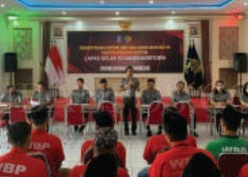 Proses Assesment Kawasan Terbatas Asap Rokok di aula Lapas Rangkasbitung