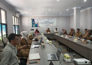 Bappeda Pandeglang bersama Yayasan Cipta saat menggelar lokakarya.