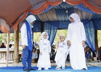 Bupati Lebak membuka Manasik Haji dan Senam Bersama di Kecamatan Banjarsari