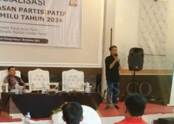 Bawaslu Kabupaten Lebak gelar Sosialisasi Pengawas Partisipatif bertema 'Bersama Rakyat Awasi Pemilu, Bersama Bawaslu Tegakkan Keadilan Pemilu'. Giat  bertempat di Hotel Horison Rahayu, Rangkasbitung, Sabtu (30/9).