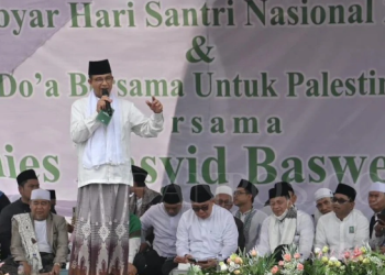 (Foto Istimewa) Capres Koalisi Perubahan Anies Baswedan saat mengunjungi Pesantren Al Badar, Baturaja, Tangerang, Banten