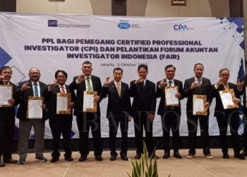 (Foto Istimewa) Dukung Kemajuan Akuntan Investigator, IAPI Lantik Pengurus FAIr