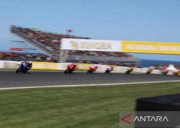 (Foto Istimewa) Rebutan gelar juara dunia antara Francesco Bagnaia vs Jorge Martin