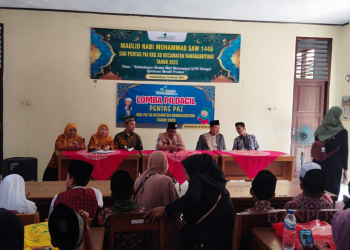 Suasana Forum Pentas PAI yang diselenggarakan oleh KKG PAI Rangkasbitung