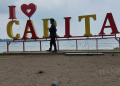 Salah satu destinasi wisata pantai Carita.