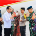 Presiden Jokowi dan rombongan tiba di Bandara Internasional I Gusti Ngurah Rai