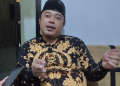 EDWIN MAHESA PARDEDE//Koordinator Divisi Perencanaan, Data Dan Informasi Pada KPU Kota Serang, Nanas Nasihudin Saat Ditemui Di Kantornya, Senin (2/10).