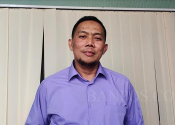 LUKMAN HAPIDIN/BANTEN POS
Kabid Pengelolaan dan Pengawasan Sampah pada DLH Cilegon, Muhriji.