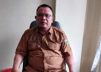 LUKMAN HAPIDIN/BANTEN POS Kabid Kewaspadaan Dini, Konflik Sosial, Ormas, dan Ketahanan Eksosbud Kesbangpol Cilegon, Faishal Amin.