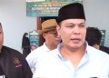 Sekjen PTI R. Sonny Soerojo. Jr bersama Ketua DPRD Kota Serang Budi Rustandi/Taufiq Solehudin/BANTEN POS