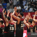 Para punggawa tim nasional basket Indonesia menyapa para suporter usai mengalahkan tim nasional Arab Saudi dalam babak penyisihan Grup A FIBA Asia Cup 2022 di Istora Gelora Bung Karno, Senayan, Jakarta, Selasa (12/7/2022). Indonesia menang atas Arab Saudi dengan skor 80- 54. ANTARA FOTO/Aditya Pradana Putra/rwa.