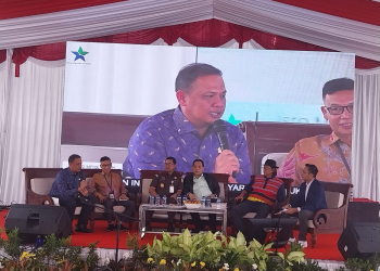Acara Launching Perpustakaan Digital yang digelar Kejari Cilegon bersama DPK Kota Cilegon, Senin (4/12/2023).