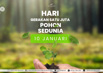 Hari Gerakan Sejuta Pohon, Sahid Mutiara Karawaci Bagikan Bibit Tanaman