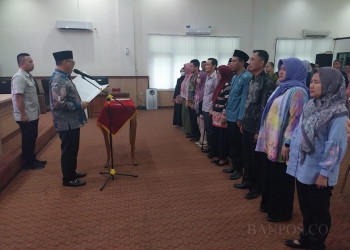 Jum’at Keramat Helldy Lantik 11 Pejabat, Termasuk Ajudannya 