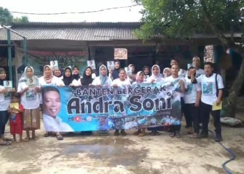 Meluas, Kecamatan Koroncong Deklarasi Andra Soni Gubernur Banten